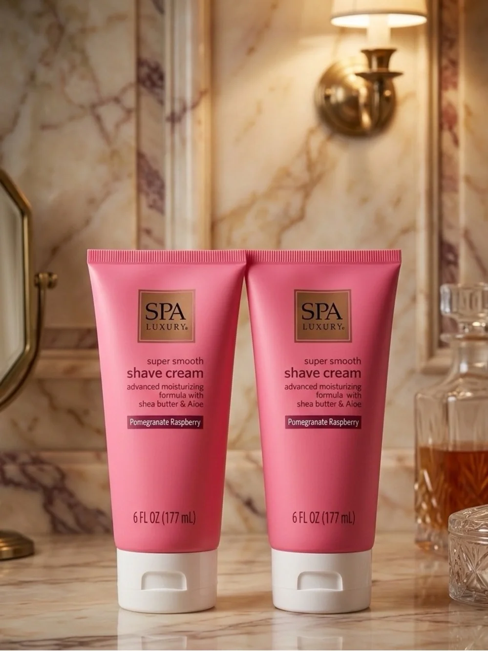 Pomegranate Raspberry Super Smooth Shave Cream - Pink